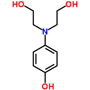 4-[双(2-羟基乙基)氨基]-苯酚结构式_2198-51-8结构式