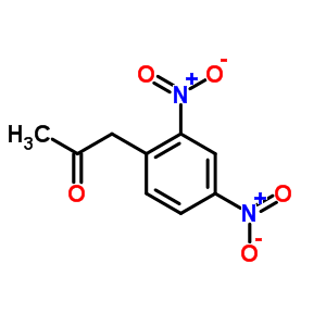 1-(2,4-二硝基苯基)-2-丙酮结构式_2200-86-4结构式