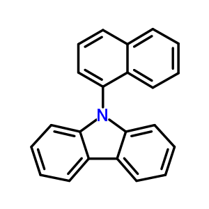 9-(1-萘) 咔唑结构式_22034-43-1结构式