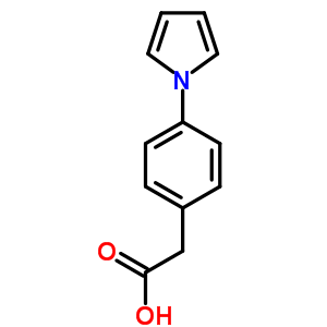 (4-吡咯-1-苯基)-乙酸结构式_22048-71-1结构式
