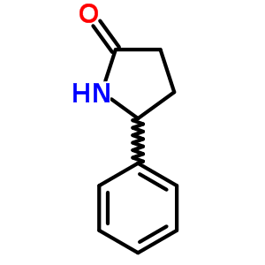 5-苯基-2-吡咯烷酮结构式_22050-10-8结构式