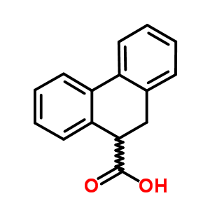 9,10-二氢-9-菲羧酸结构式_2222-30-2结构式