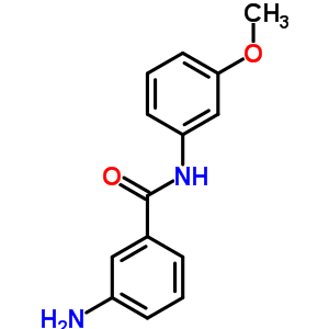 3-氨基-n-(3-甲氧基苯基)苯甲酰胺结构式_22240-96-6结构式