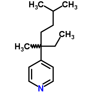 4-(1-乙基-1,4-二甲基戊基)-吡啶结构式_22241-64-1结构式
