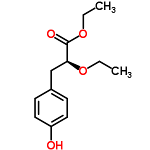 (S)-2-ethoxy-3-(4-hydroxy-phenyl)-propionic acid ethyl ester Structure,222555-06-8Structure