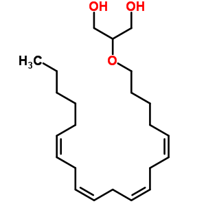 2-花生基甘油醚结构式_222723-55-9结构式