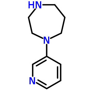 1-吡啶-3-基-1,4-二氮杂烷结构式_223796-20-1结构式