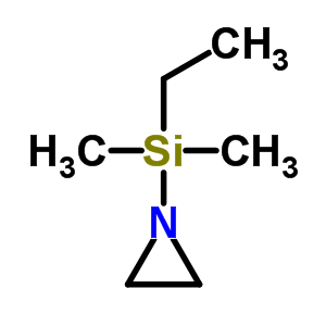氮丙啶-1-基-乙基-二甲基-硅烷结构式_22409-11-6结构式