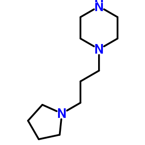 1-[3-(1-吡咯烷)丙基]哌嗪结构式_224309-80-2结构式