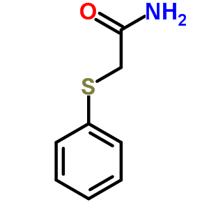 2-(苯基硫代)-乙酰胺结构式_22446-20-4结构式