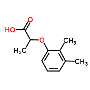 2-(2,3-二甲基苯氧基)丙酸结构式_22504-84-3结构式