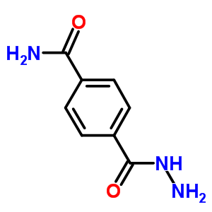 4-(肼基羰基)苯甲酰胺结构式_22590-92-7结构式