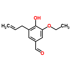 3-烯丙基-5-乙氧基-4-羟基-苯甲醛结构式_225939-34-4结构式