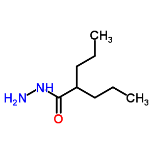2-丙基戊酸肼结构式_22632-36-6结构式