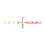 磷酸三钾盐三水合物结构式_22763-03-7结构式