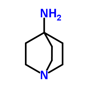 1-氮杂双环[2.2.2]-4-辛胺结构式_22766-61-6结构式