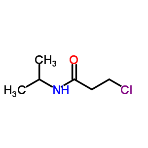 3-氯-n-异丙基丙酰胺结构式_22813-48-5结构式