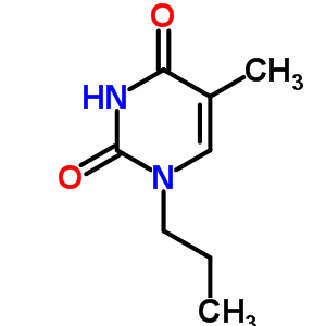 1-丙基胸腺嘧啶结构式_22919-49-9结构式