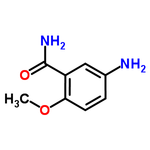 5-氨基-2-甲氧基苯甲酰胺结构式_22961-58-6结构式