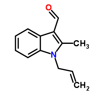 1-烯丙基-2-甲基-1H-吲哚-3-甲醛结构式_230283-19-9结构式
