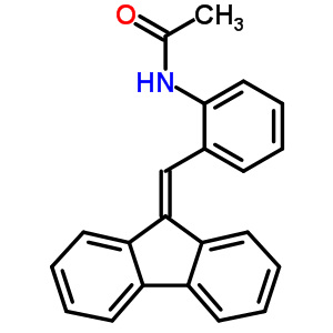 N-[2-(9H-芴-9-甲基)苯基]-乙酰胺结构式_2311-83-3结构式