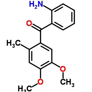 Methanone,(2-aminophenyl)(4,5-dimethoxy-2-methylphenyl)- Structure,23145-70-2Structure