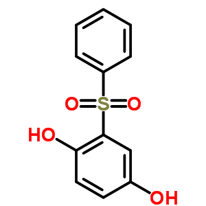 2-(苯磺酰基)-1,4-苯二醇结构式_23156-75-4结构式