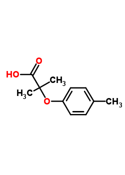 2-甲基-2-(4-甲基苯氧基)丙酸结构式_23438-11-1结构式