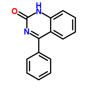 4-苯基-2(1h)-喹唑啉酮结构式_23441-75-0结构式