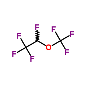 1,2,2,2-四氟乙基三氟甲醚结构式_2356-62-9结构式