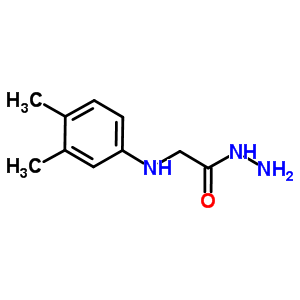 2-[(3,4-二甲基苯基)氨基]乙酰肼结构式_2370-49-2结构式