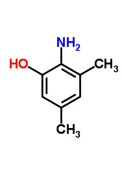 2-氨基-3,5-二甲基苯酚结构式_23785-52-6结构式