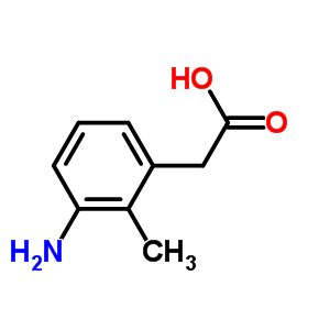2-(3-氨基-2-甲基苯基)乙酸结构式_23876-07-5结构式