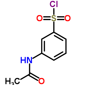 3-乙酰基氨基苯磺酰氯结构式_23905-46-6结构式