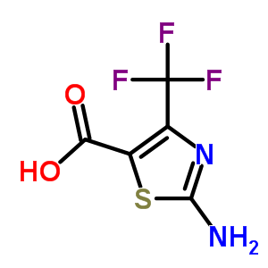 2-氨基-4-三氟甲基噻唑-5-羧酸结构式_239135-55-8结构式