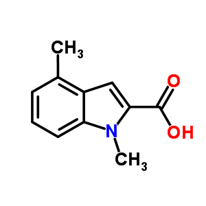 1,4-Dimethyl-1H-indole-2-carboxylic acid Structure,23967-51-3Structure