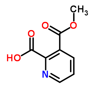 2,3-吡啶二羧酸-3-甲酯结构式_24195-02-6结构式