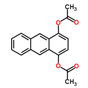 1,4-蒽二醇,1,4-二乙酸酯结构式_24301-50-6结构式