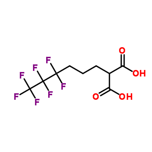 2-(4,4,5,5,6,6,6-Heptafluorohexyl)malonic acid Structure,244022-64-8Structure