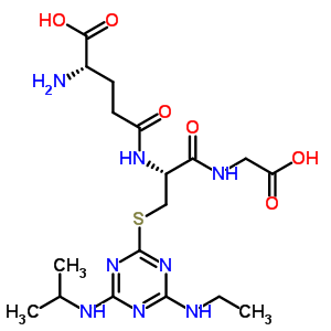 莠去津谷胱甘肽加合物结构式_24429-05-8结构式