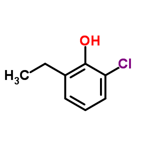 2-氯-6-乙基-苯酚结构式_24539-93-3结构式