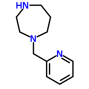 1-吡啶-2-甲基-[1,4]二氮杂烷结构式_247118-06-5结构式