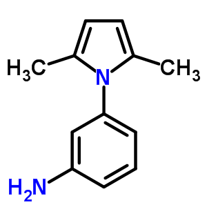 1-(3-氨基苯基)-2,5-二甲基吡咯结构式_247225-33-8结构式