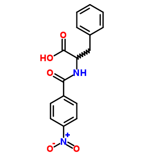 N-(4-硝基苯甲酰基)-L-苯基丙氨酸结构式_24758-96-1结构式