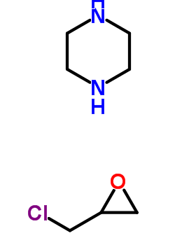 哌嗪与(氯甲基)环氧乙烷的聚合物结构式_24938-07-6结构式