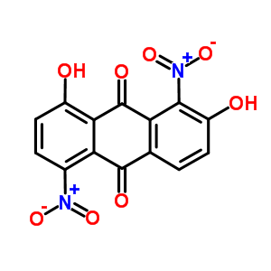 9,10-Anthracenedione,2,8-dihydroxy-1,5-dinitro- Structure,2501-13-5Structure