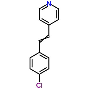 4-[2-(4-氯苯基)乙烯]-吡啶结构式_2502-99-0结构式