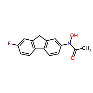 N-(7-氟-9H-芴-2-基)-N-羟基-乙酰胺结构式_2508-18-1结构式