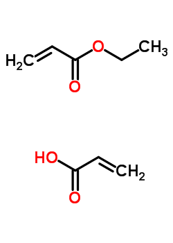 聚(乙基丙烯酸酯-丙烯酸)结构式_25085-35-2结构式