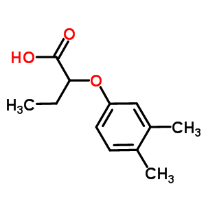 2-(3,4-Dimethylphenoxy)butanoic acid Structure,25140-78-7Structure